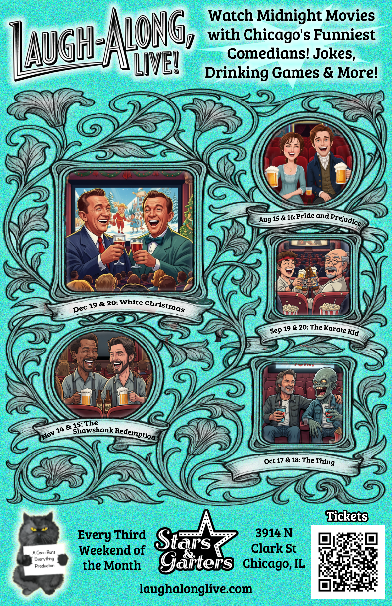Laugh-Along, Live! Season One Poster with multiple show dates